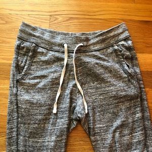 gray joggers